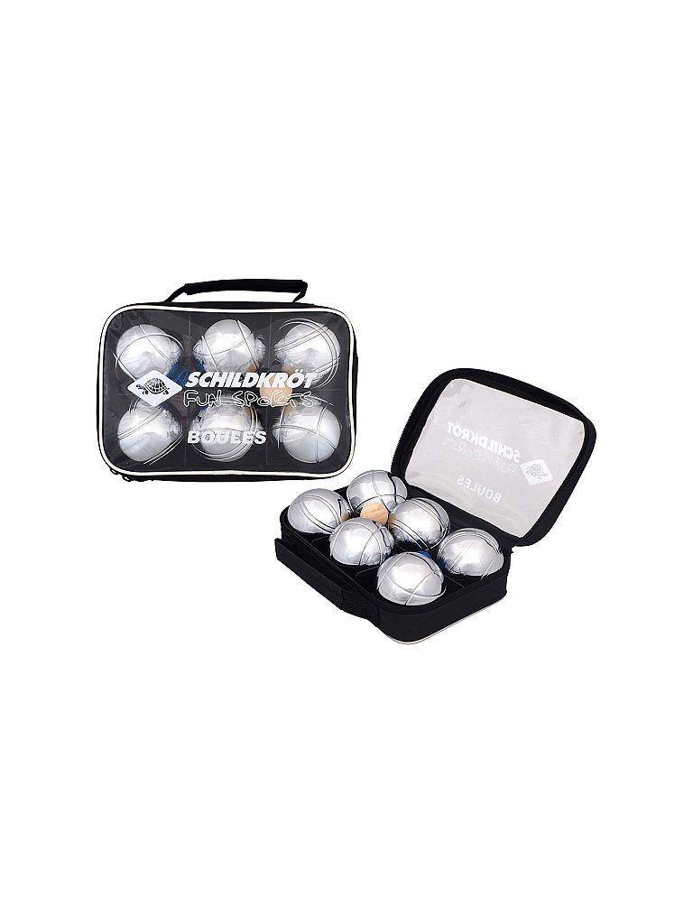 Set da bocce in acciaio argento