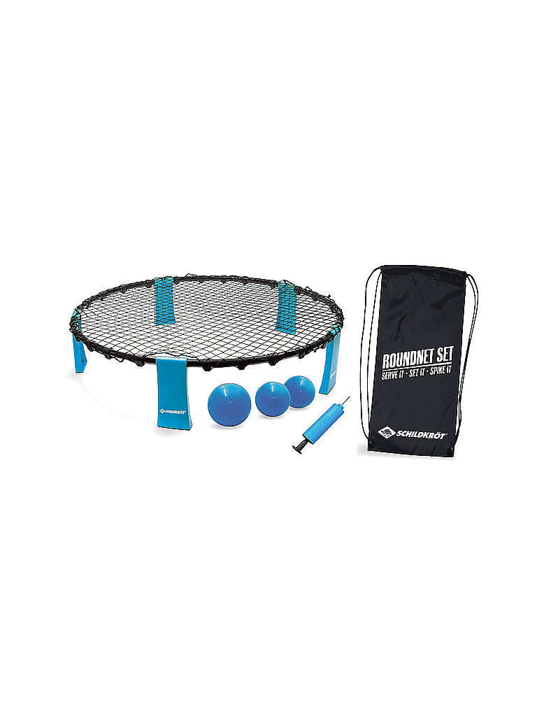 Set Roundnet, in borsa da trasporto e istruzioni blu