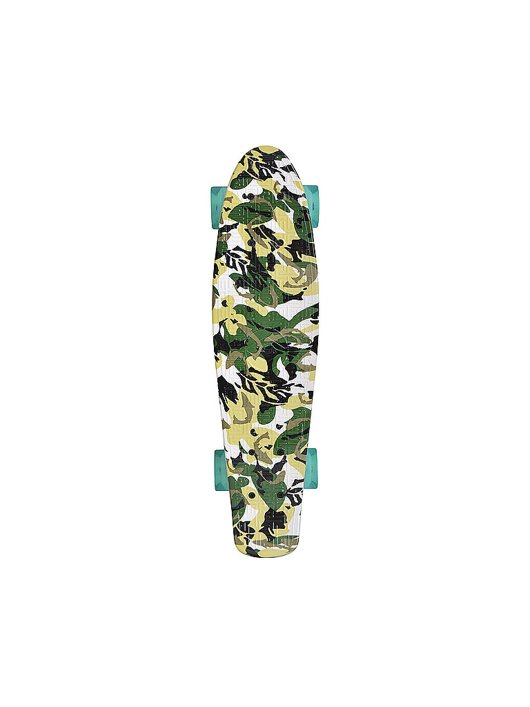 Skateboard Retro Free Spirit Camouflage multicolore