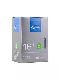 SCHWALBE | Camera d'aria per bicicletta 16'' (16 X 1,75) AV3 | Nero