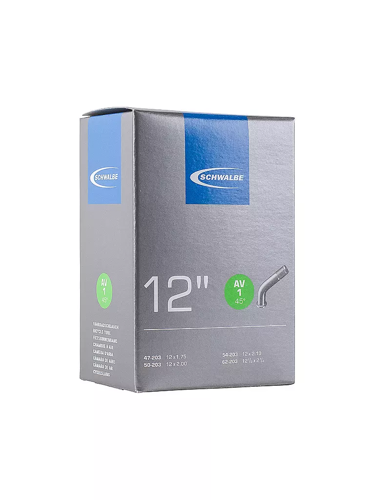SCHWALBE | Camera d'aria per bicicletta n. 1 AV 45 | Nero