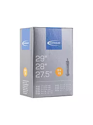 SCHWALBE | Camera d'aria per bicicletta n. 19 DV40 (27,5"/28"/29") | Nero