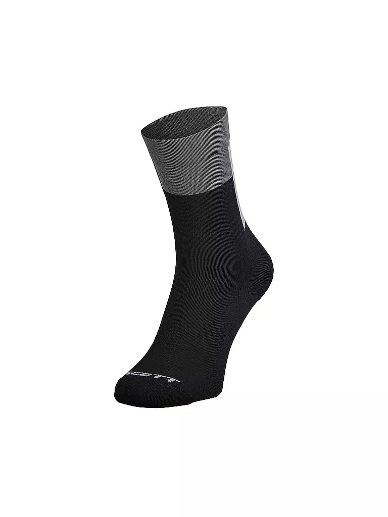 SCOTT | Calze da ciclismo da uomo Block Stripe Crew | Nero