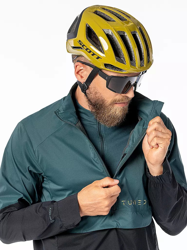 SCOTT | Herren Radjacke Tuned Anorak WB | Verde scuro