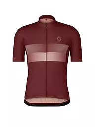 SCOTT | Herren Radtrikot RC Team 10 SS | Rosso scuro