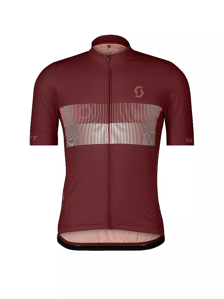 SCOTT | Herren Radtrikot RC Team 10 SS | Rosso scuro