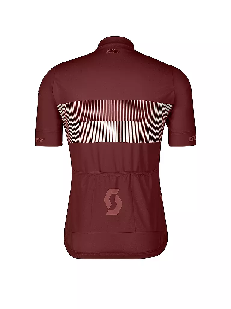 SCOTT | Herren Radtrikot RC Team 10 SS | Rosso scuro