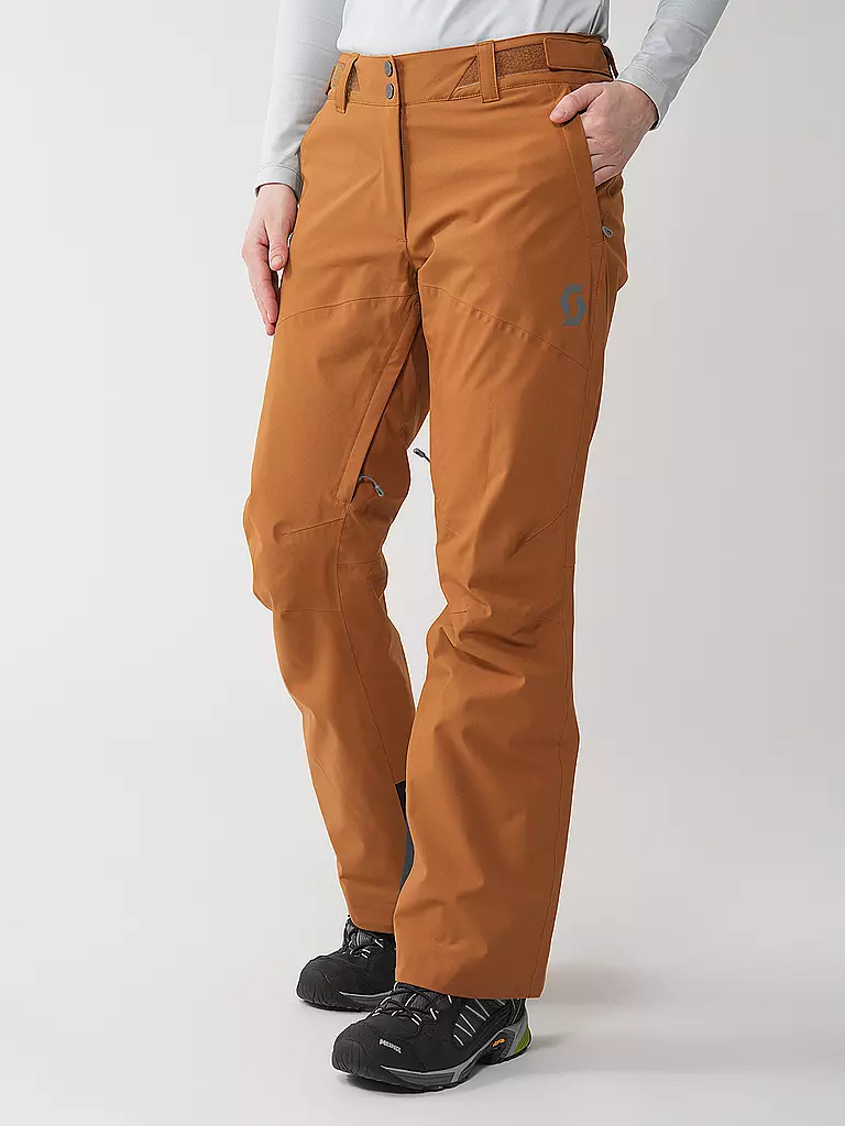 SCOTT | Pantaloni da sci da donna Ultimate Dryo 10 | Marrone chiaro
