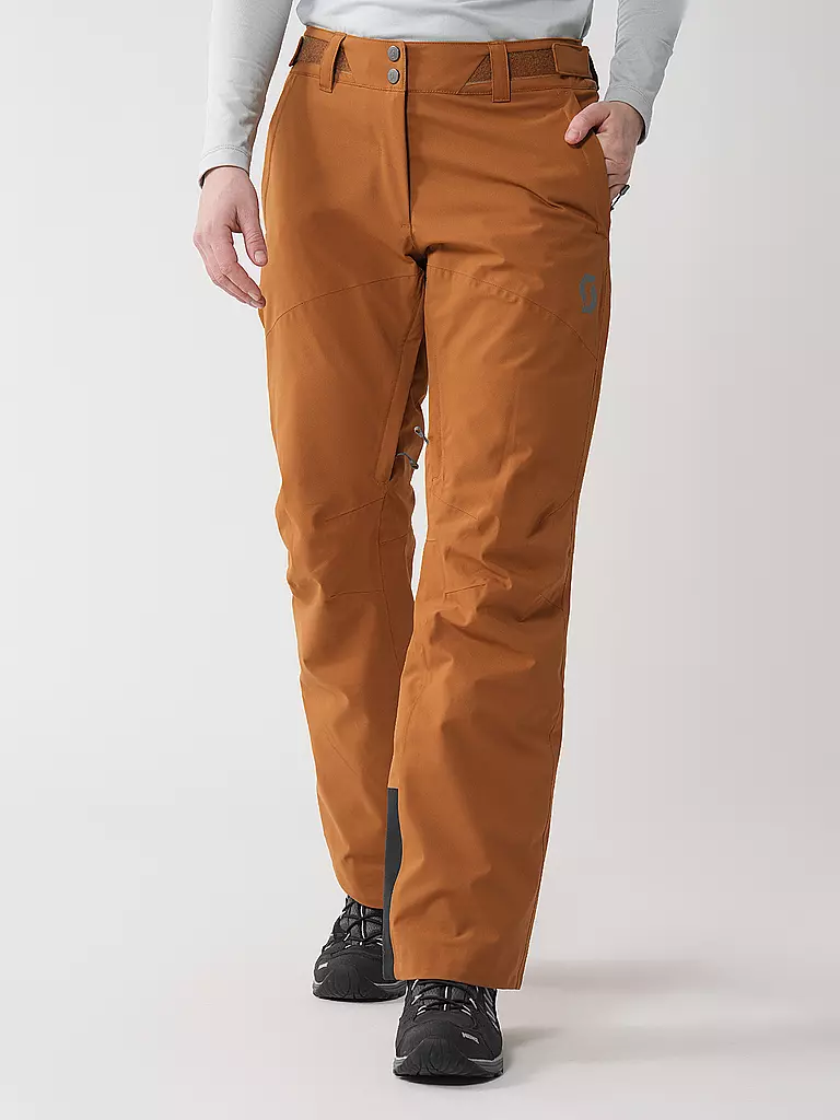 SCOTT | Pantaloni da sci da donna Ultimate Dryo 10 | Marrone chiaro