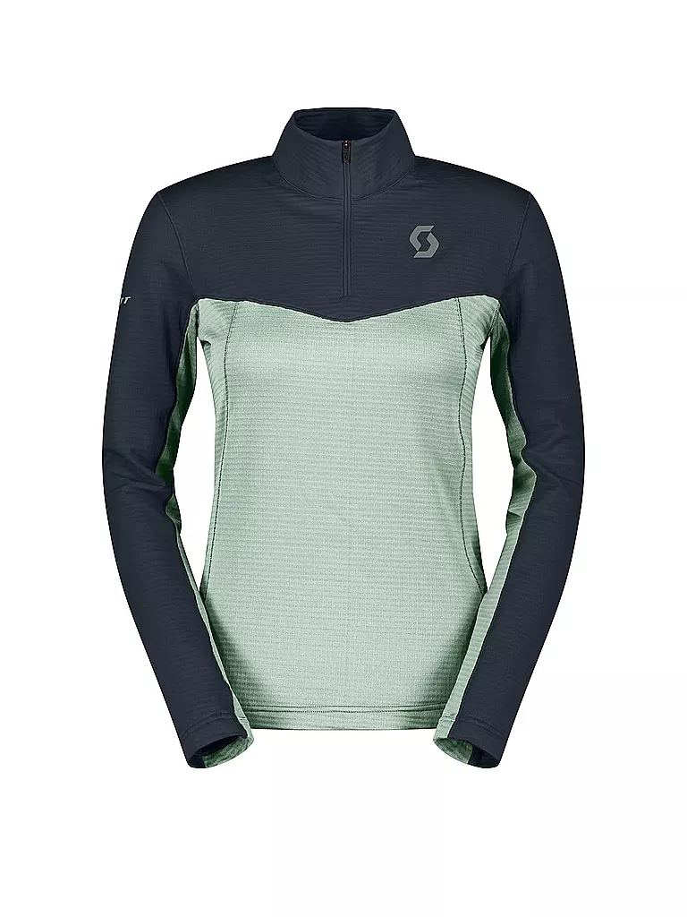 SCOTT | Zipshirt intimo da donna Defined Light | Blu scuro