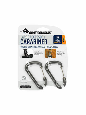 SEA TO SUMMIT | Set da 2 moschettoni multifunzione grandi