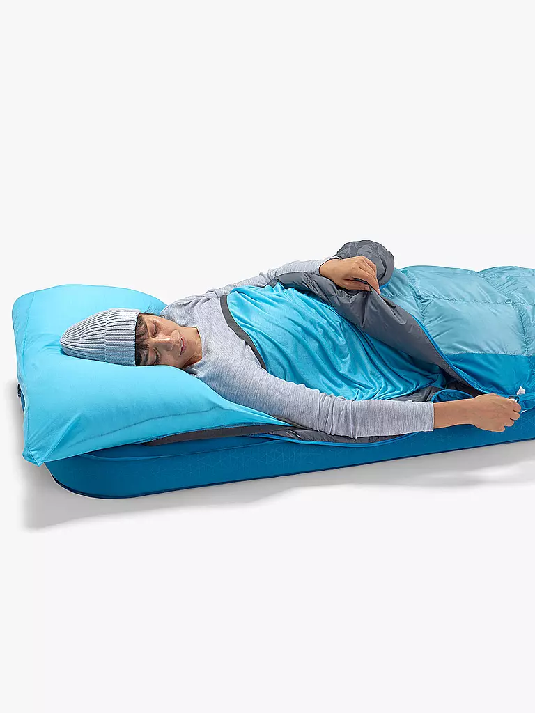 SEA TO SUMMIT | Sacco a pelo in piuma Traveller 7C Regular | Blu chiaro