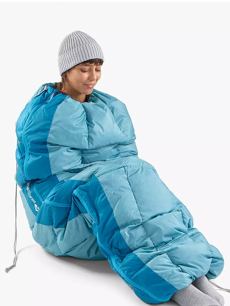 SEA TO SUMMIT | Sacco a pelo in piuma Traveller 7C Regular | Blu chiaro