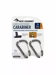 SEA TO SUMMIT | Set da 2 moschettoni multifunzione grandi | Senza colore
