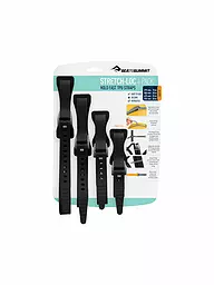 SEA TO SUMMIT | Sistema di fissaggio multifunzione Stretch-Loc in TPU (confezione da 4) | Grigio