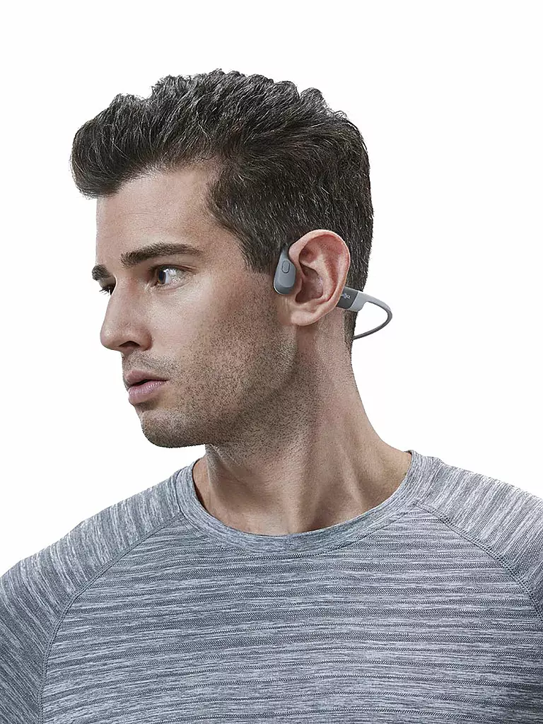 SHOKZ | Cuffie sportive a conduzione ossea OpenRun | Grigio