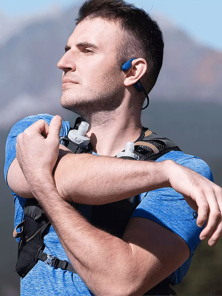 SHOKZ | Cuffie sportive OpenRun USB-C | Blu