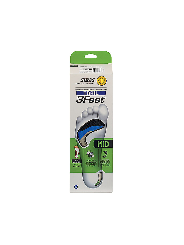 Solette da corsa 3Feet Trail Mid blu 37/38