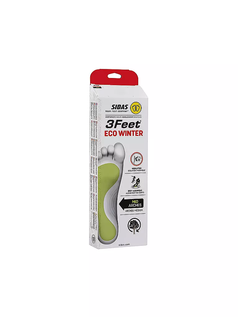 SIDAS | Plantare per scarponi da sci 3Feet Eco Winter Mid | Rosso