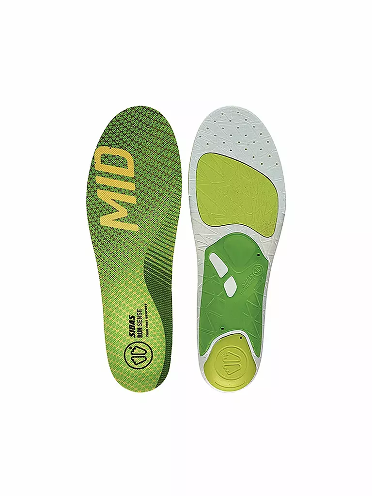 SIDAS | Solette Run 3Feet® Sense Mid | Verde