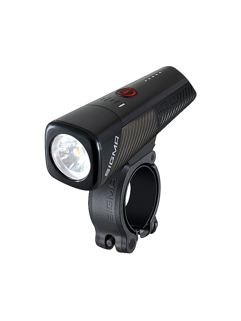 Faro anteriore a batteria per bici Buster 800 FL nero