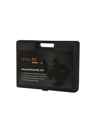 SIMPLY FIT | Set di manubri corti da 20 kg