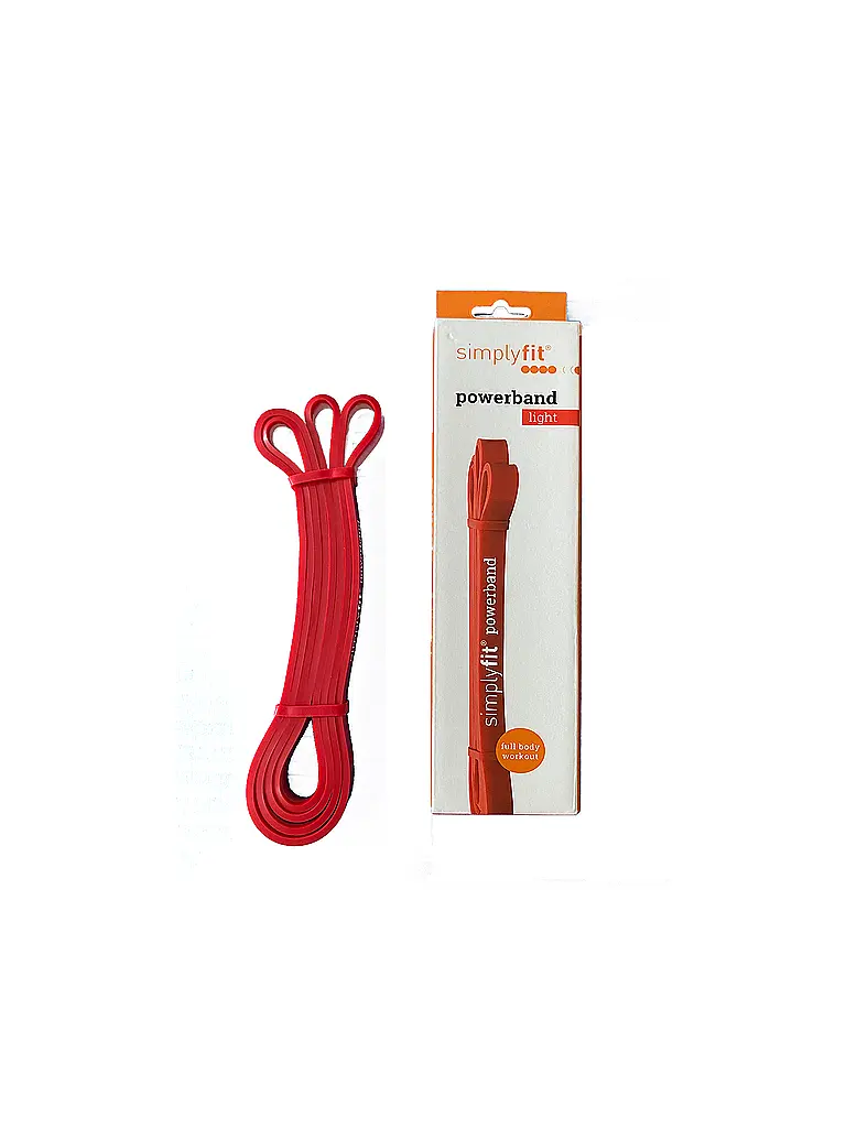 SIMPLY FIT | Fascia elastica Power Band rossa leggera | 