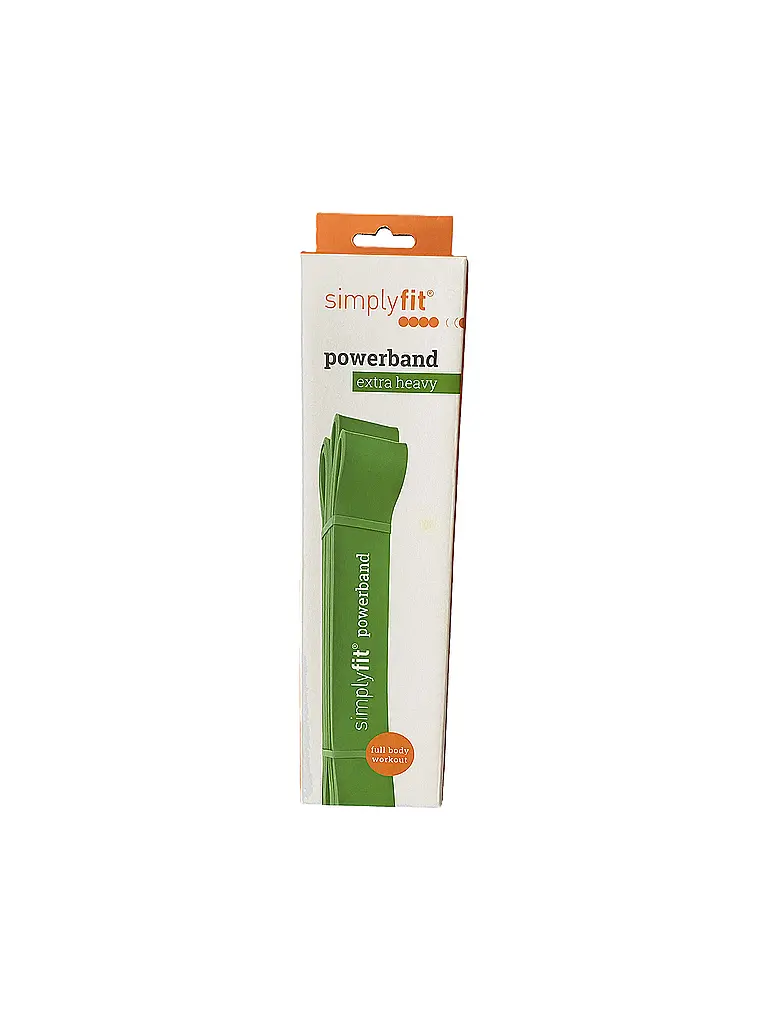 SIMPLY FIT | Fascia elastica Power Band verde extra forte |