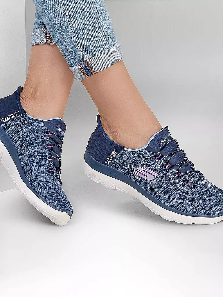 SKECHERS | Damen Fitnessschuhe Slip-ins: Summits  | Blu