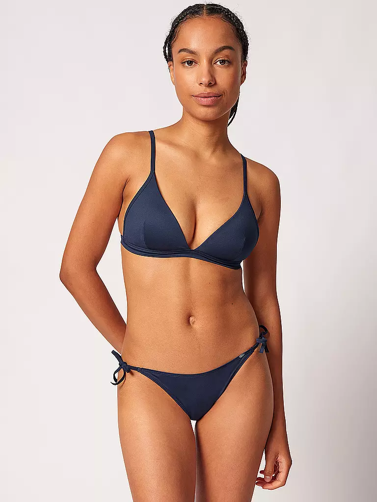SKINY | Top bikini da donna a triangolo imbottito Beacholidays | Blu scuro