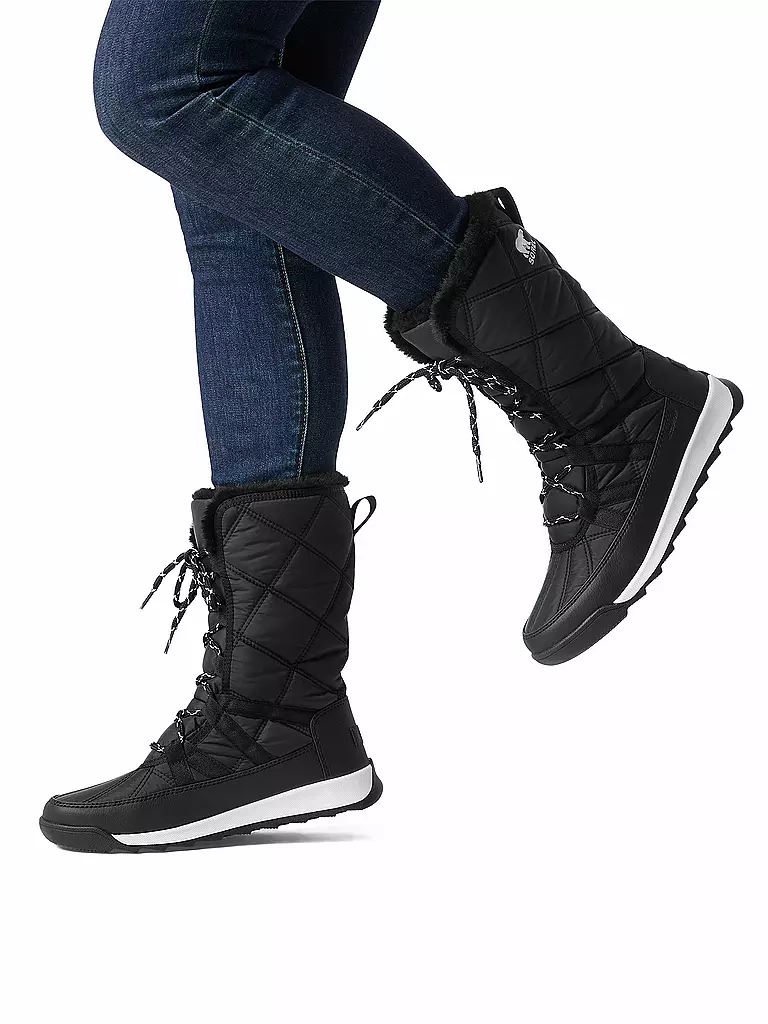 SOREL | Stivali invernali da donna Whitney II Plus Tall Lace WP | Nero