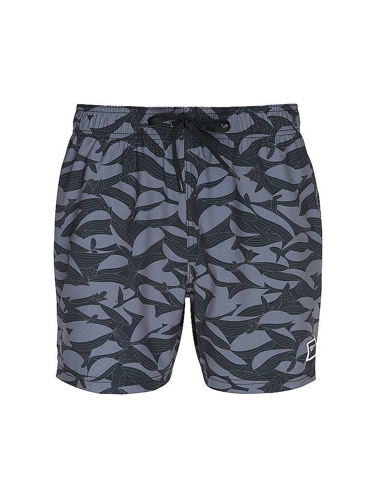 Pantaloncini da bagno da uomo con stampa Reondo grigio S