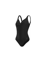 SPEEDO | Costume da bagno modellante da donna con nodo incrociato | Nero
