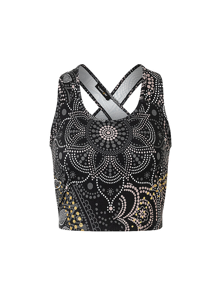 Reggiseno da yoga da donna Maui senza imbottitura nero M