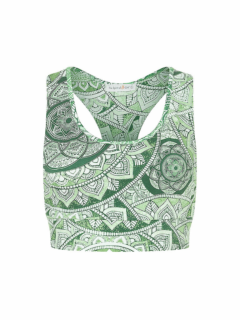 Reggiseno sportivo da donna Flow verde chiaro S