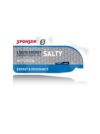 SPONSER | Liquid Energy Gel Salty, bustina da 35 g