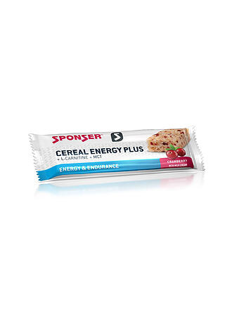 SPONSER | Cereal Energy Plus Cranberry, barretta da 40 g