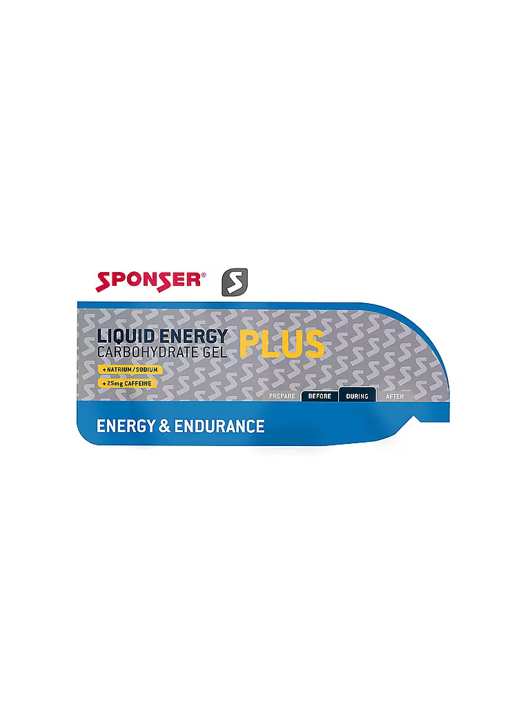 SPONSER | Liquid Energy Plus, bustina da 35 g con caffeina e taurina | Multicolore