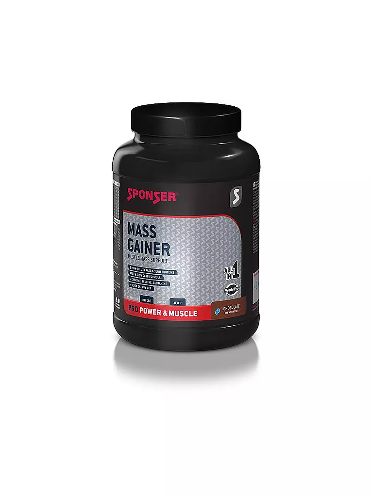 SPONSER | Mass Gainer Cioccolato, barattolo da 1200 g | Multicolore