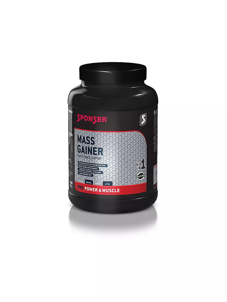 SPONSER | Mass Gainer Vaniglia, barattolo da 1200 g | Multicolore