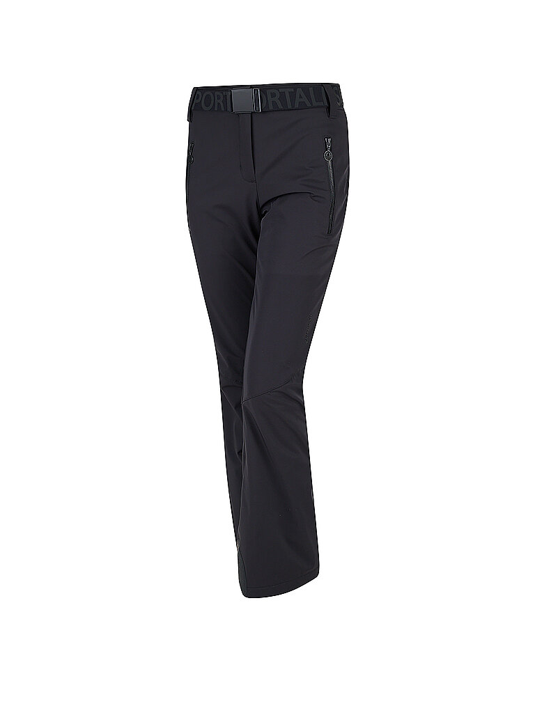 Pantaloni da sci da donna con silhouette lusinghiera nero 36