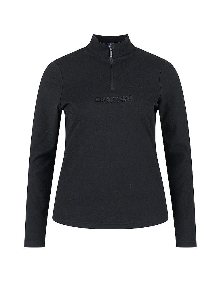 Zipshirt intimo da donna in pile sottile nero 38