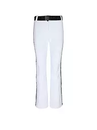 SPORTALM | Damen Ski  Softshell-Hose mit Gürtel | Bianco