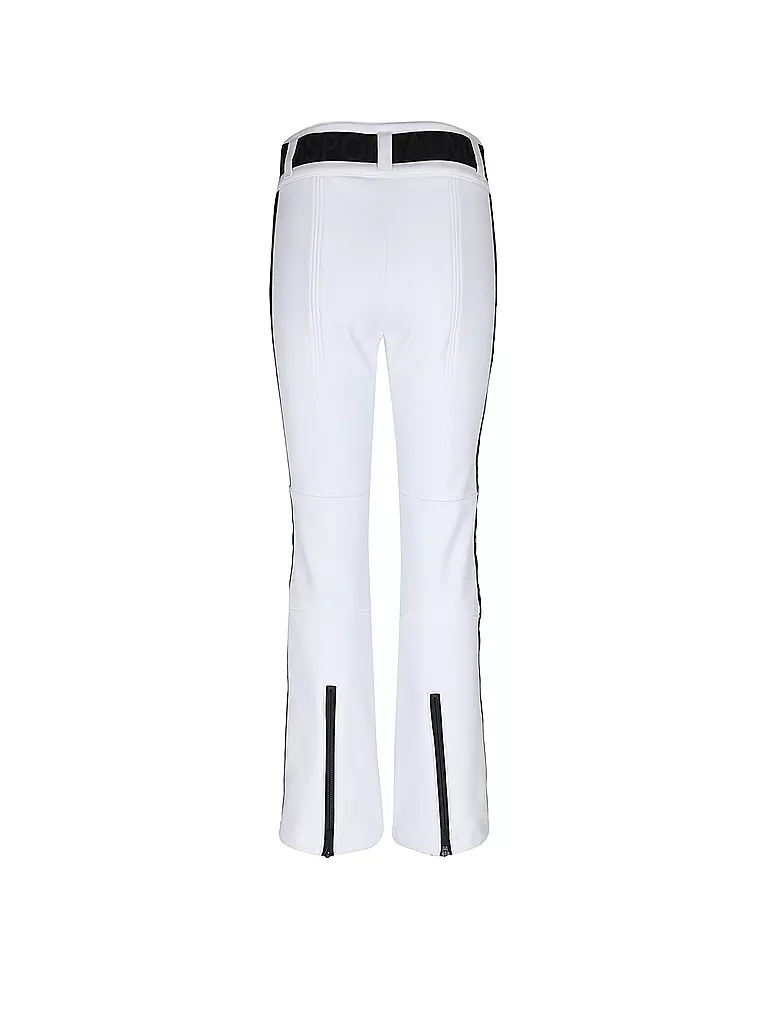 SPORTALM | Damen Ski  Softshell-Hose mit Gürtel | Bianco