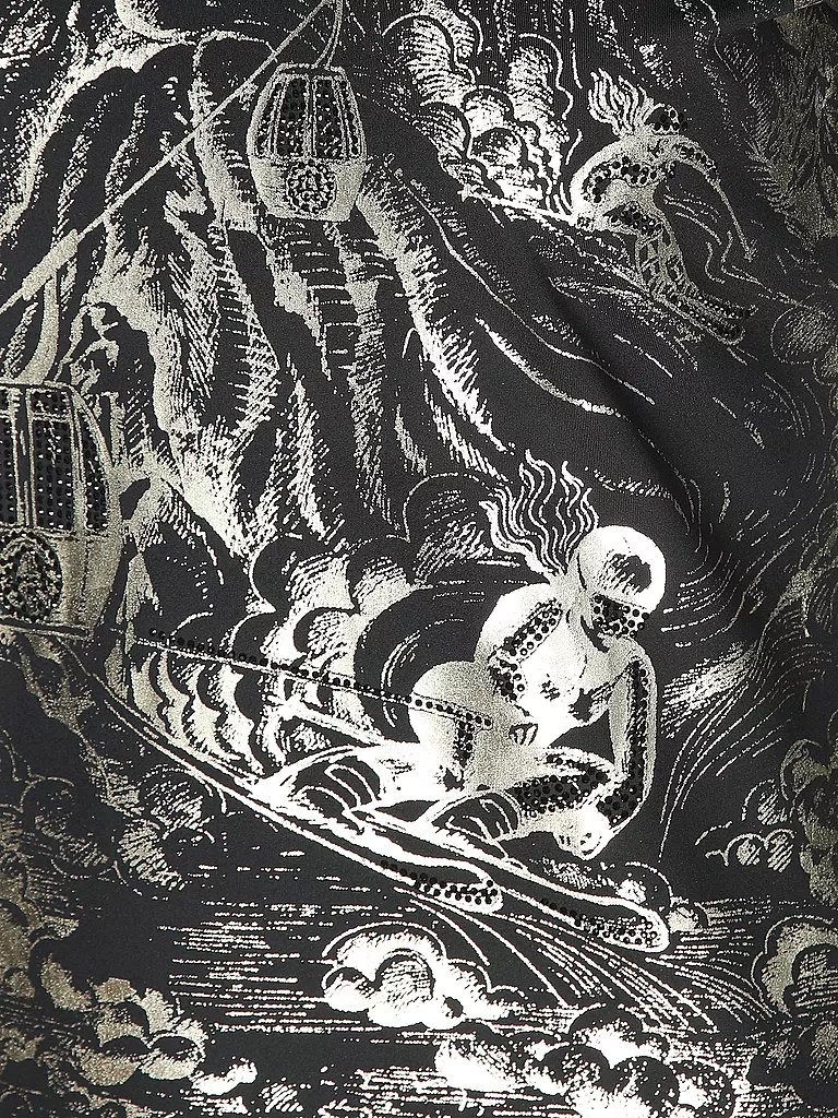 SPORTALM | Damen Ski Unterzieh Zipshirt | Nero