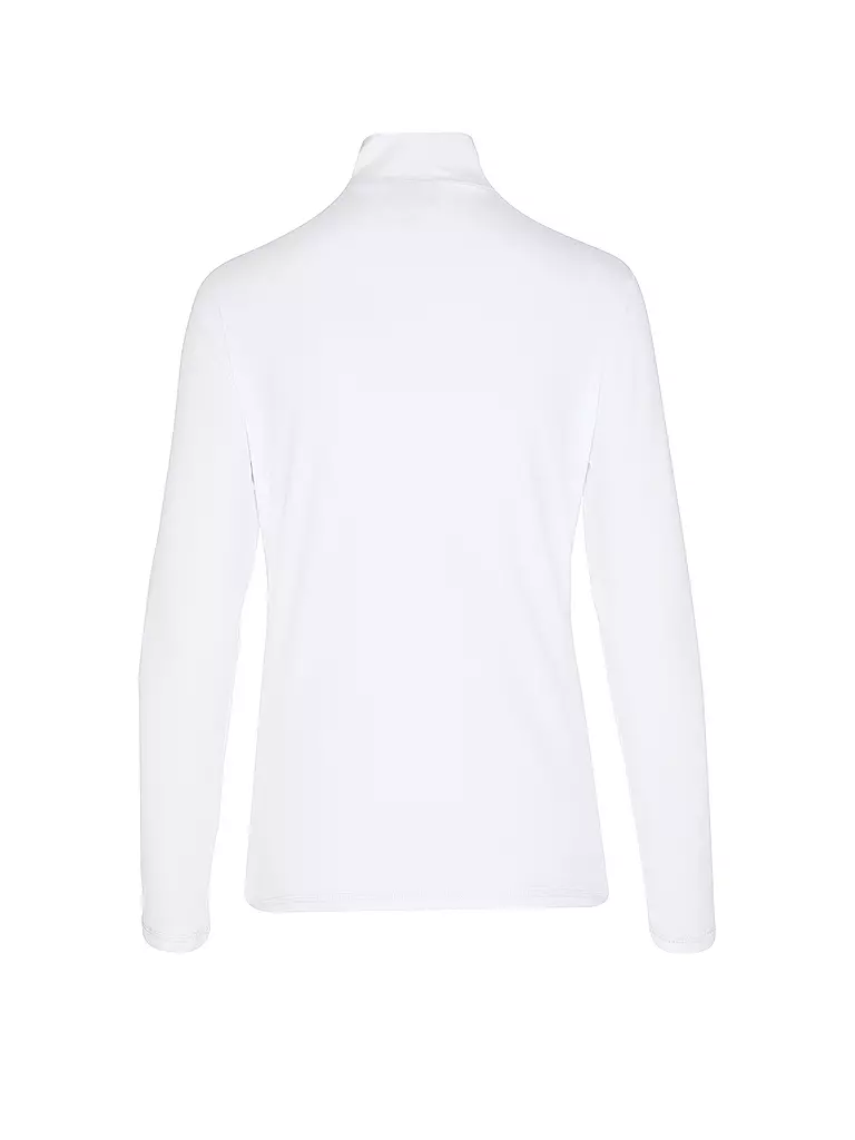 SPORTALM | Damen Unterzieh Zipshirt mit Motiv | Bianco
