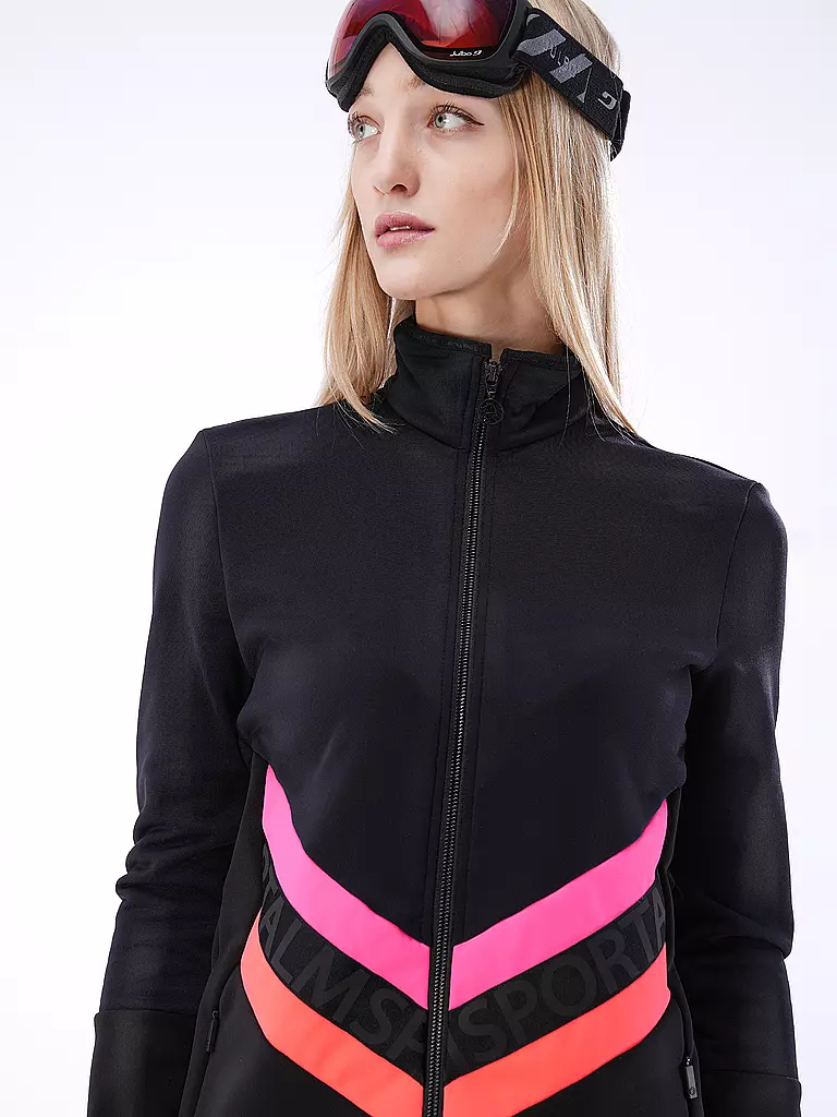 SPORTALM | Damen Unterziehjacke mit Effektstreifen  | Nero