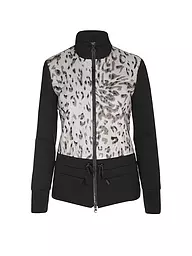 SPORTALM | Damen Unterziehjacke mit Leo-Dessin  | Nero
