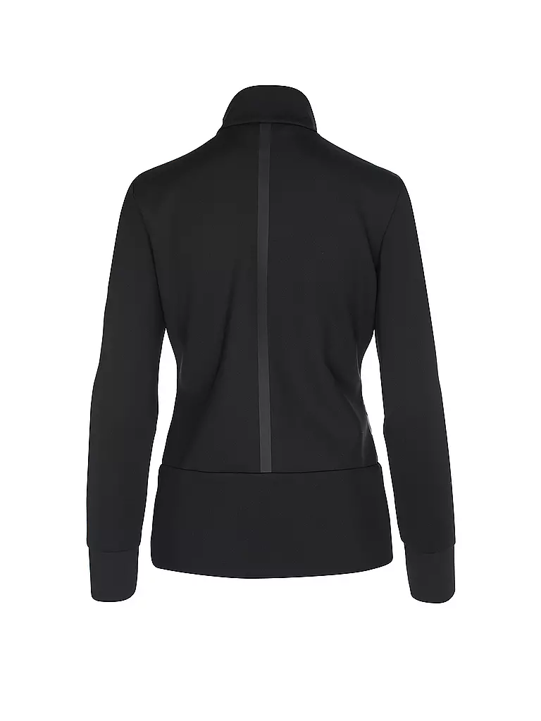 SPORTALM | Damen Unterziehjacke mit Leo-Dessin  | Nero