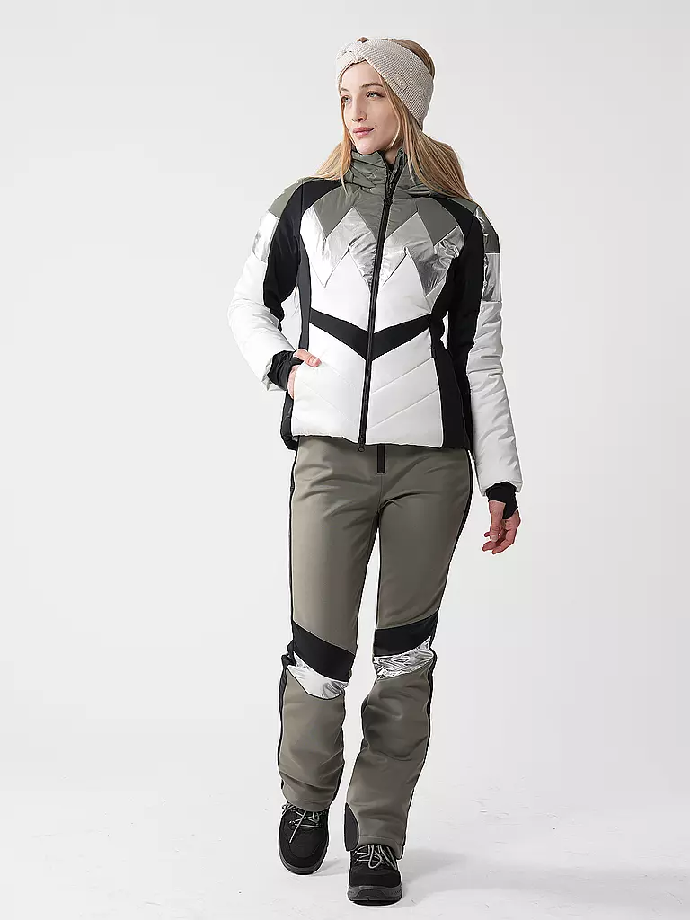 SPORTALM | Giacca da sci da donna con cappuccio | Grigio